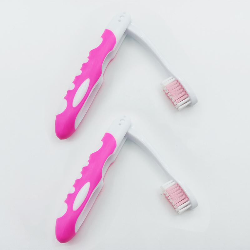 Hygiene Oral Portable Disposable Foldable Travel Camping Toothbrush Hiking Tooth Brush Tooth Cleaning Tools Folding Toothbrush