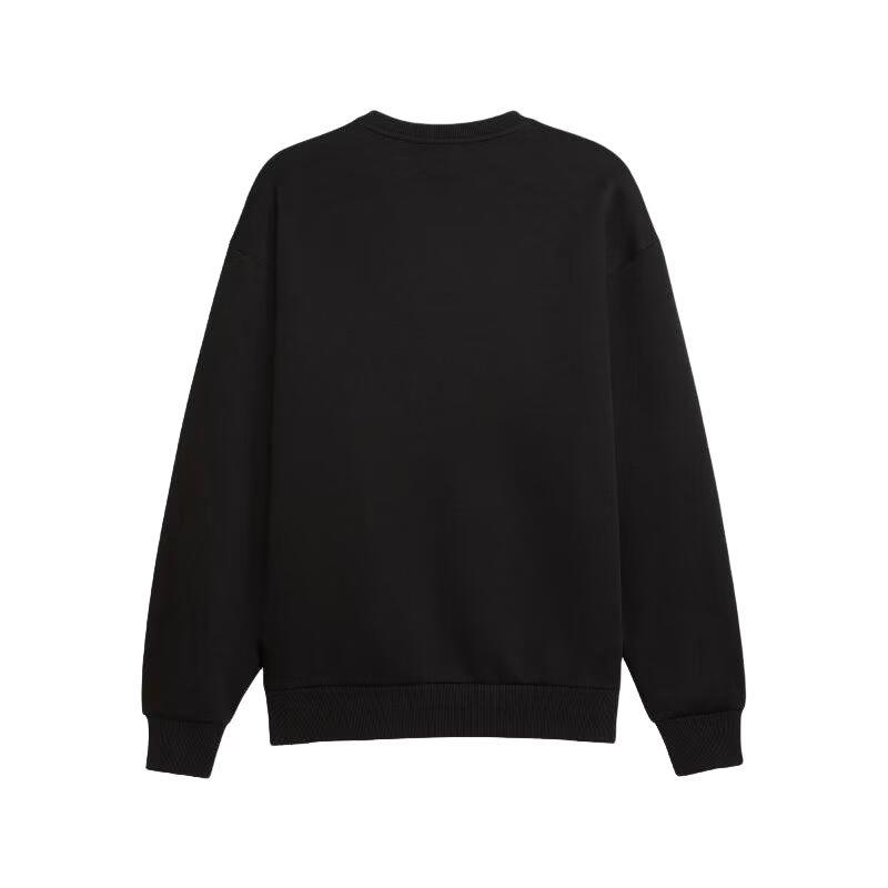 Puma Solid Color Casual Running Training Crew Neck Pullover Sweatshirt Men Sweatshirt 63679101