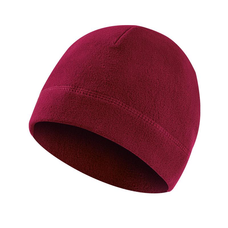 Men's and Women's Windproof Fleece Cycling Hat Set for Autumn and Winter