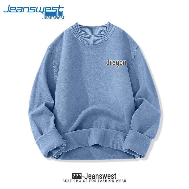 Jeanswest Herr Tecknad Katt Stickad Tröja