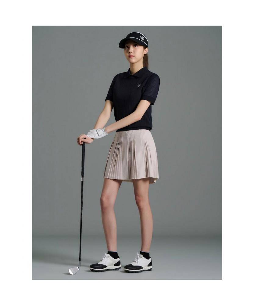 BEANPOLE GOLF [B_Under] Women'S Fine Pleated Contrast Hem Culottes - Beige