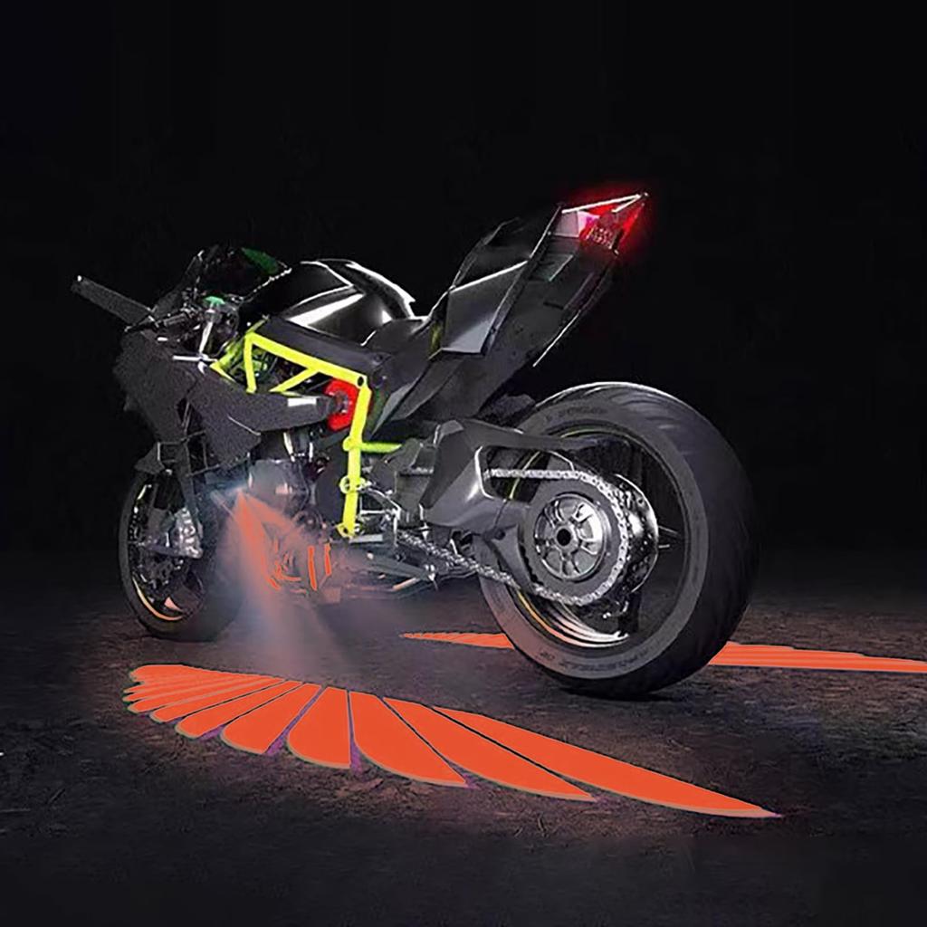 Motorcycle Wing Projector Light, Angel Wing Light for Motorcycle | Decorative Ambient Lamp Angel