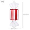 16cm Large Candy Pendant Christmas Decorations Wedding Decorations Red and White Painted Gold Party Decorations Home Decorations