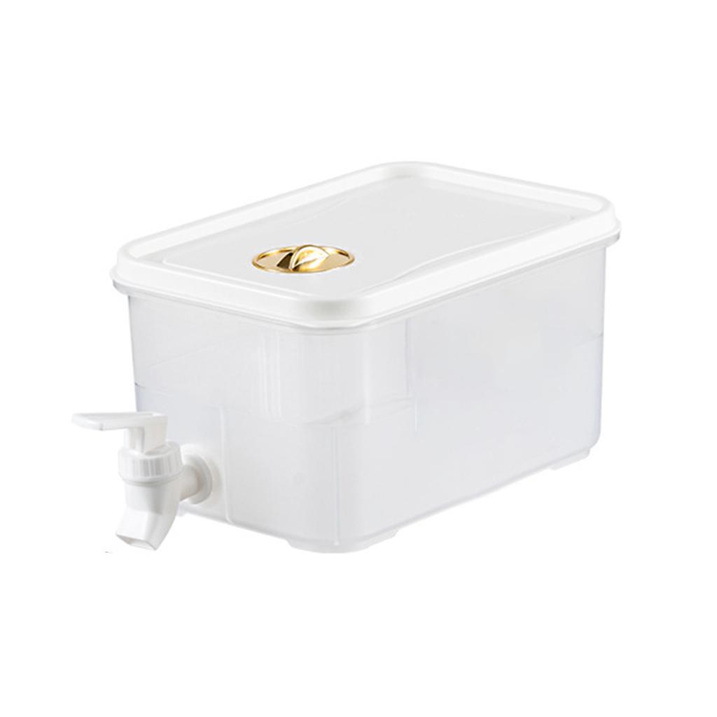 3.5/5L Refrigerator Cold Kettle with Faucet Lemon Fruit Tea Jug Date Indicating Adjuster Large Capacity Leakproof Drinkware