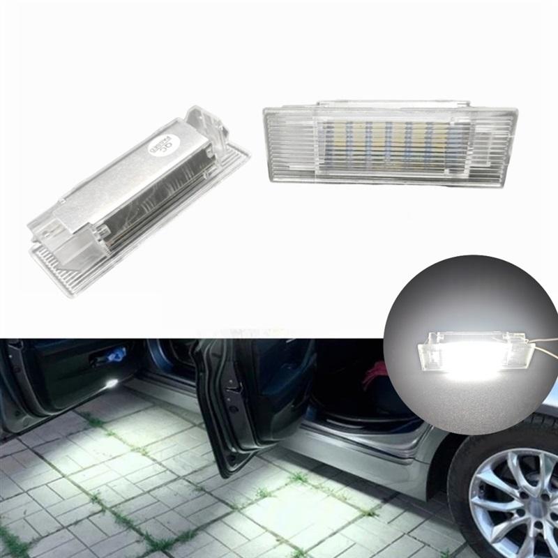 2x LED Dør Lys Fotbrønn Lys Bagasjerom Hanskerom Lys For BMW F20 F21 F30 F31 F34 F32 F10 F11 F07 F15 F26 E84