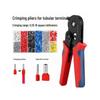 Electrician's Self-Adjusting Tubular Terminal Crimper Set with Four-Sided Pliers