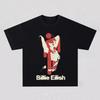 Summer 2026 Bestselling Outdoor Casual Trendy Unisex And Unisex Shortsleeved Tshirt Theme Of American Pop Singer Billie Eilish