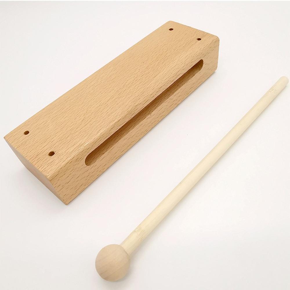Wood Beaters Musical Rhythm Block with Mallets Beaters Sticks  for Children Toy