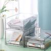 High Capacity Makeup Organizer Cosmetic Storage Box Acrylic Fridge Classification Pantry Cabinet with Drawers Organizer