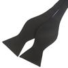 Papillon Elegante da Uomo in Poliestere Monocolore con Collo a Zucca per Abbigliamento da Lavoro e Formale