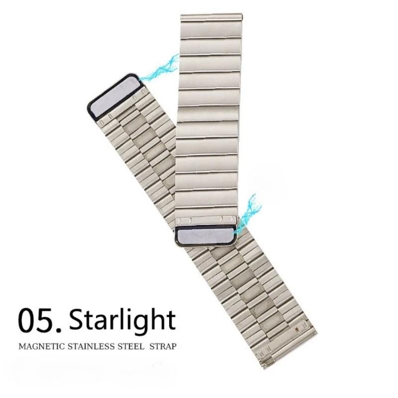 Stainless Steel Magnetic Band for Apple Watch Band S10 38/40/41/42mm S1-9 42/44/45/46/49mm Watchband
