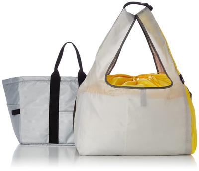 Sac Shopper Grande Capacité Sac Froid Set Grand Thermo Intérieur 6739 [Routeto] & PT.RS Set-A Gris/Marron