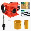 Ball Lock Hole Opener Door Lock Installation Kit C-Clamp Design For Metal or Wood Doors 2 Adjustable Bushings Easy Installation