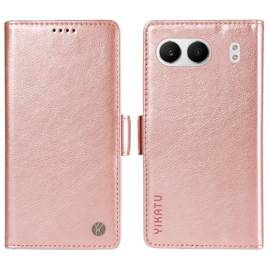 YIKATU YK-007 For OnePlus Nord 4 Case Side Buckle PU Leather Phone Cover Litchi Texture