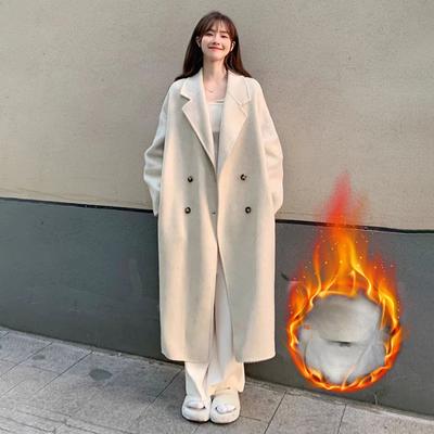 Jacket Women's Small New Autumn and Winter High-end Korean Apricot Woolen Coat