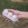 Plastic Eggs Storage Box Shockproof Holder Box Eggs Tray Carriages Dispenser Box
