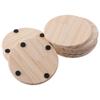 Round Coasters Burlywood Blank Wooden Coasters DIY Wood Kit  Crafts