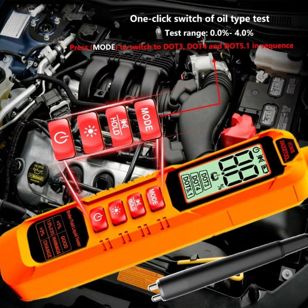 Digital Car Brake Liquid Tester Accurate Brake Oil Quality Checker  Car Diagnostic Tool