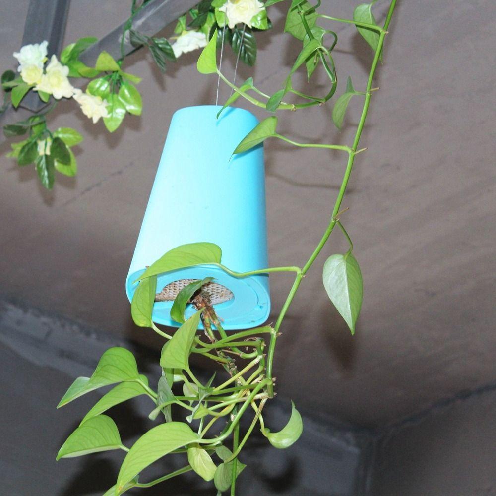 Upside-Down Hanging Planter Pot Plastic Upside Down Planter Flowerpot Home