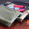 Heavy Duty Tool Pouch Zipper Bag with Carabiners Portable Tool Storage Pouch