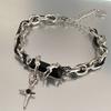 Adjustable Gothic Style Necklace Goth Chain Design Bracelet  Jewelry Accessories