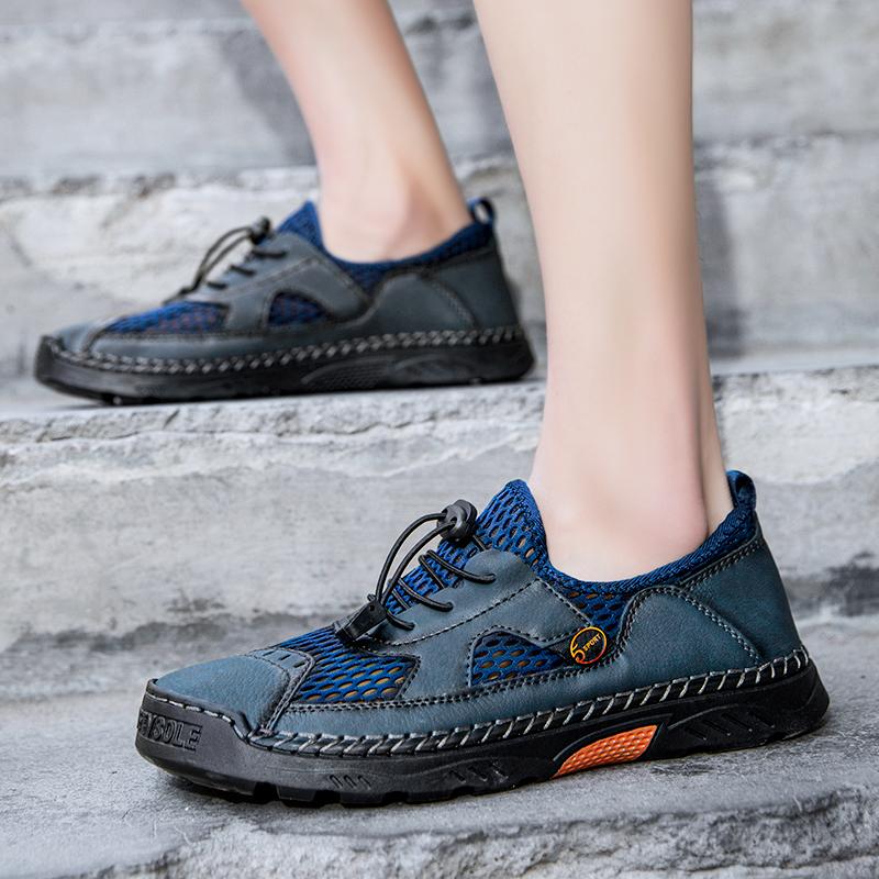 Модные Сверхлегкие Мужские Кроссовки Летний Комфорт Теннисные Туфли Мужские Туфли — фото 7