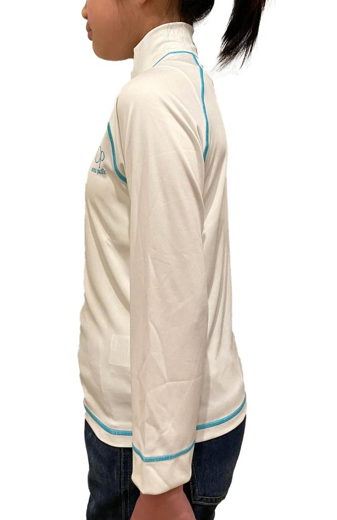 [Yu-Packet] 2025SS Children's OP Rash Guard UV RASH 569430-S: Authentic Japanese Product/Junior/Kids/OP/Ocean Pacific/Surf/Long Sleeve_150_WHT