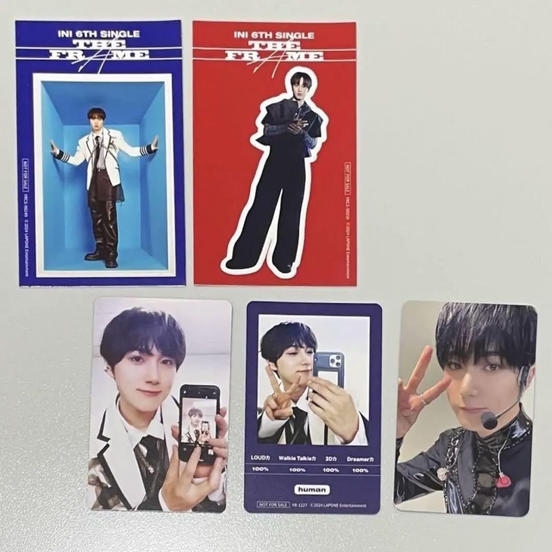 

[USED] INI Takumi Ozaki THE FRAME BTC trading card set