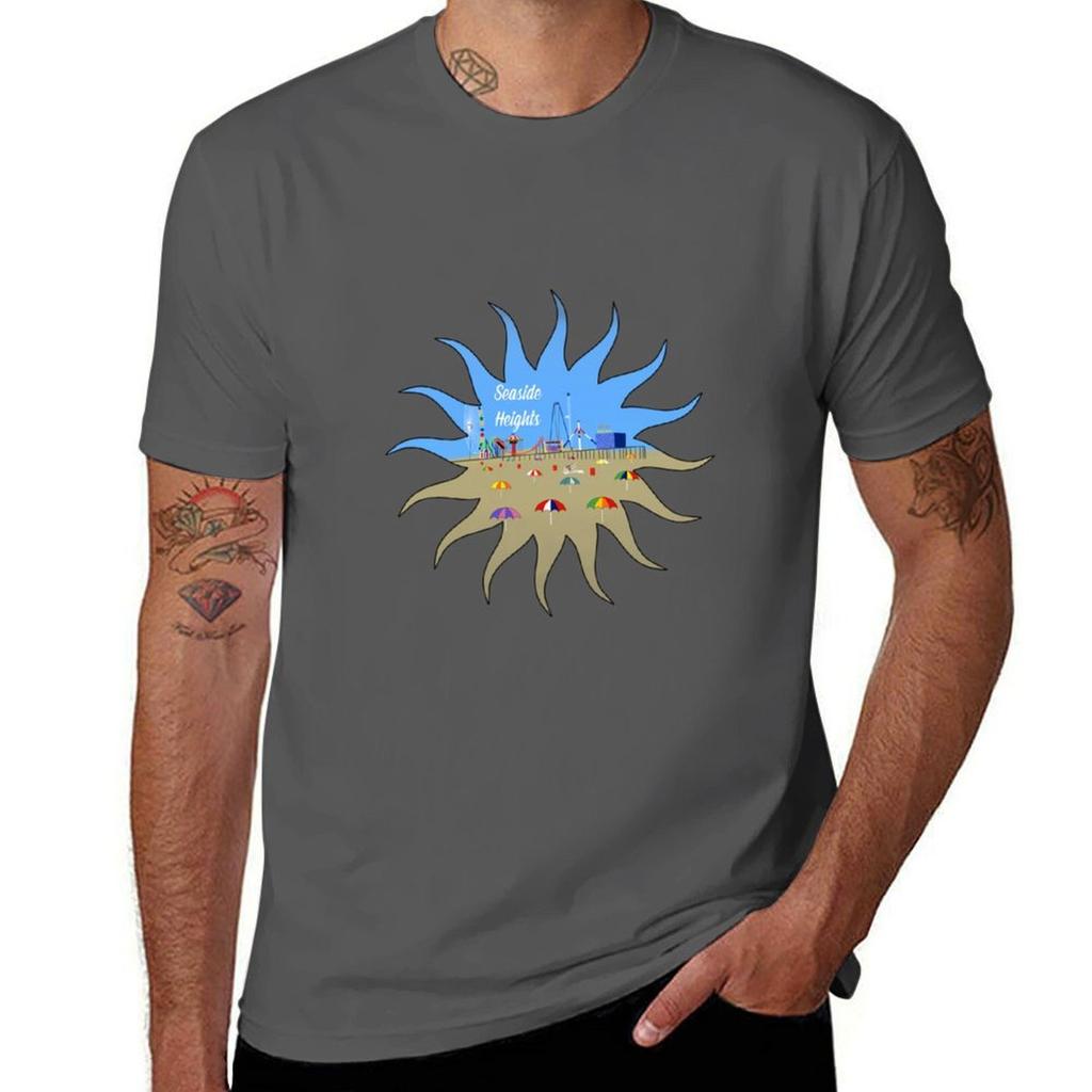 Seaside Heights Family Vacation Tshirt Fitness Quick Dry Short Sleeve Top