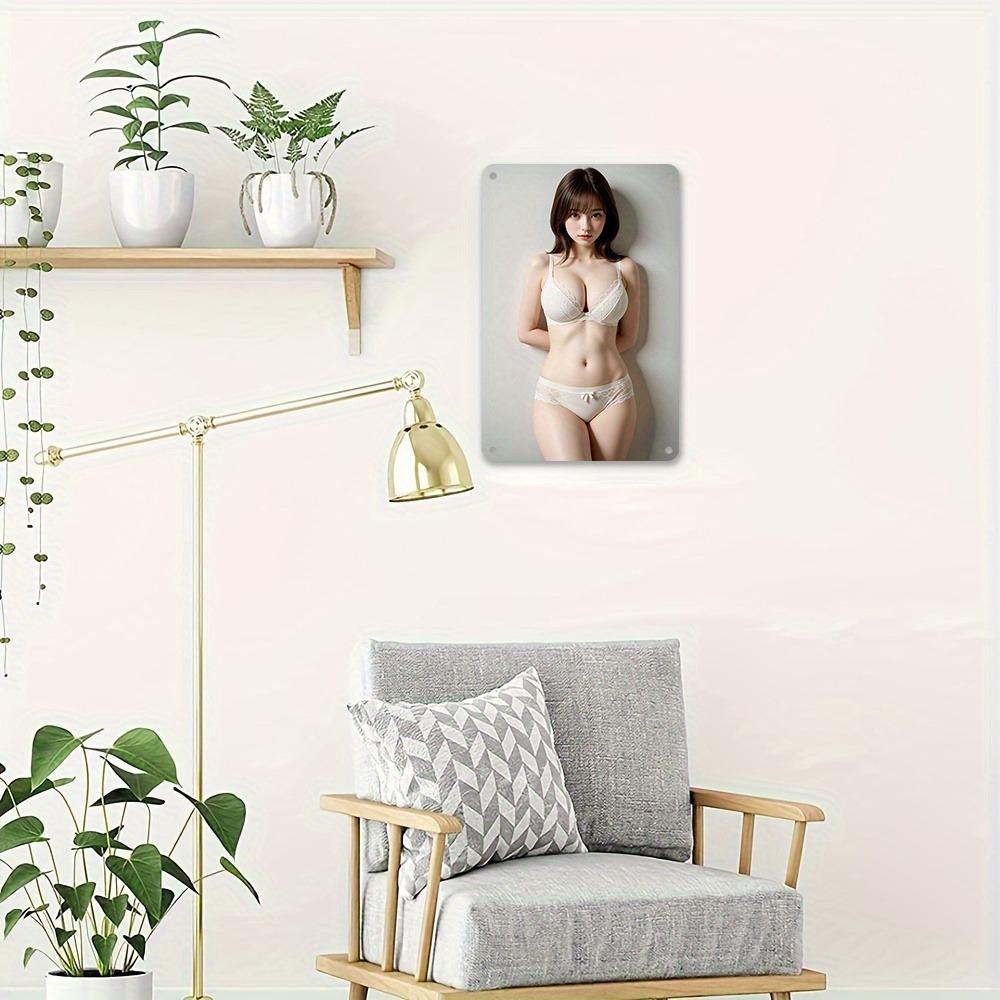 Vintage Metal Sign 8"x12" - Retro Wall Decor, Home/Restaurant/Bar Art for Room, Bathroom, Cafe Nursery Decoration