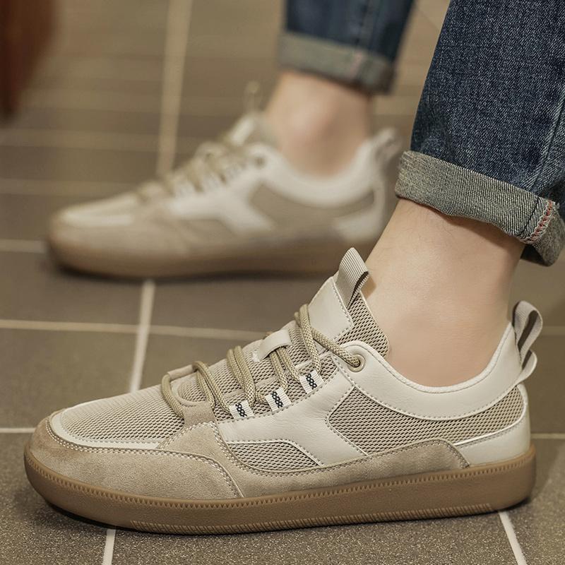 Fashion Spring Summer Men's Mesh Casual Shoes Wear-resistant Soles Men's Sports Shoes Anti Slip Straps Men's Outdoor Hiking Shoes