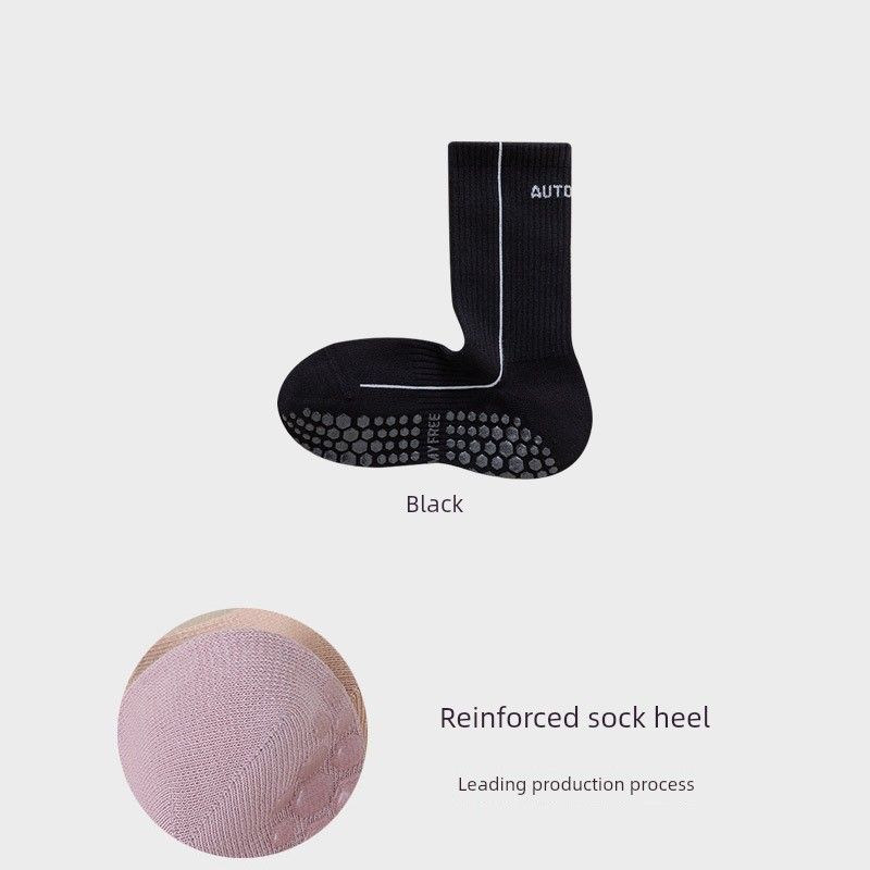 

New Arrival Fall and Winter Pilates Long Yoga Socks Non Slip Professional Women s Fitness Exercise Knee Socks Training Wear Socks Black