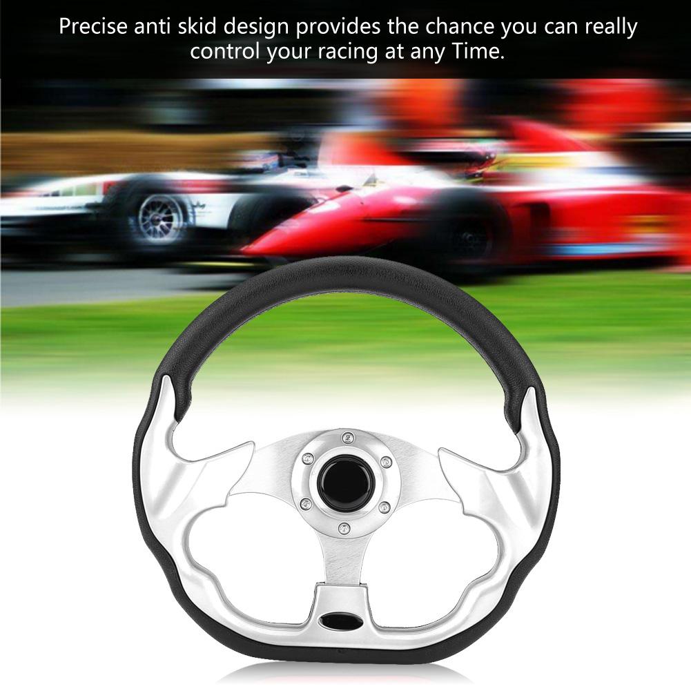 320mm the Latest Carbon Racing Steer Modification Drifting Steering Wheel;Blue: