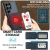 LC.IMEEKE L3 For Samsung Galaxy S26 Ultra Magnetic Case Detachable Card Holder Leather TPU Mobile Cover