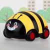Kids Pull Back Vehicle Cartoon Look Drop Resistant Plastic Educational Interactive Pull Back Car