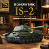 IS-2 HEAWY TANK  Panther Tiger II Tank Toy Puzzle Enlightenment Series MOC Collectible Tank Model Combined Model Birthday Gift