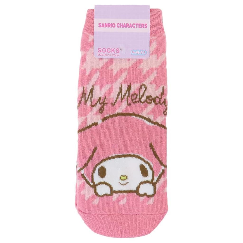 My Melody Carax Logo Sanrio [Small Planet] [Women's Socks] Women's Socks/Face &
