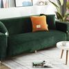 Cover for a Sofa, 3-seater Sofa, Elastic, Bottle Green