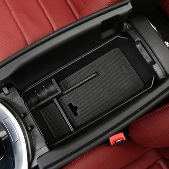 Auto Armrest Storage Box Center Console Tray For Mercedes-Benz Class W205 15-18