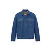 Levis Solid Color Comfortable Long Sleeve Denim Jacket Men Jackets Blue 72334-0408