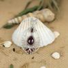 Rare Amethyst 925 Sterling Silver Pendant: Gemstone Jewelry