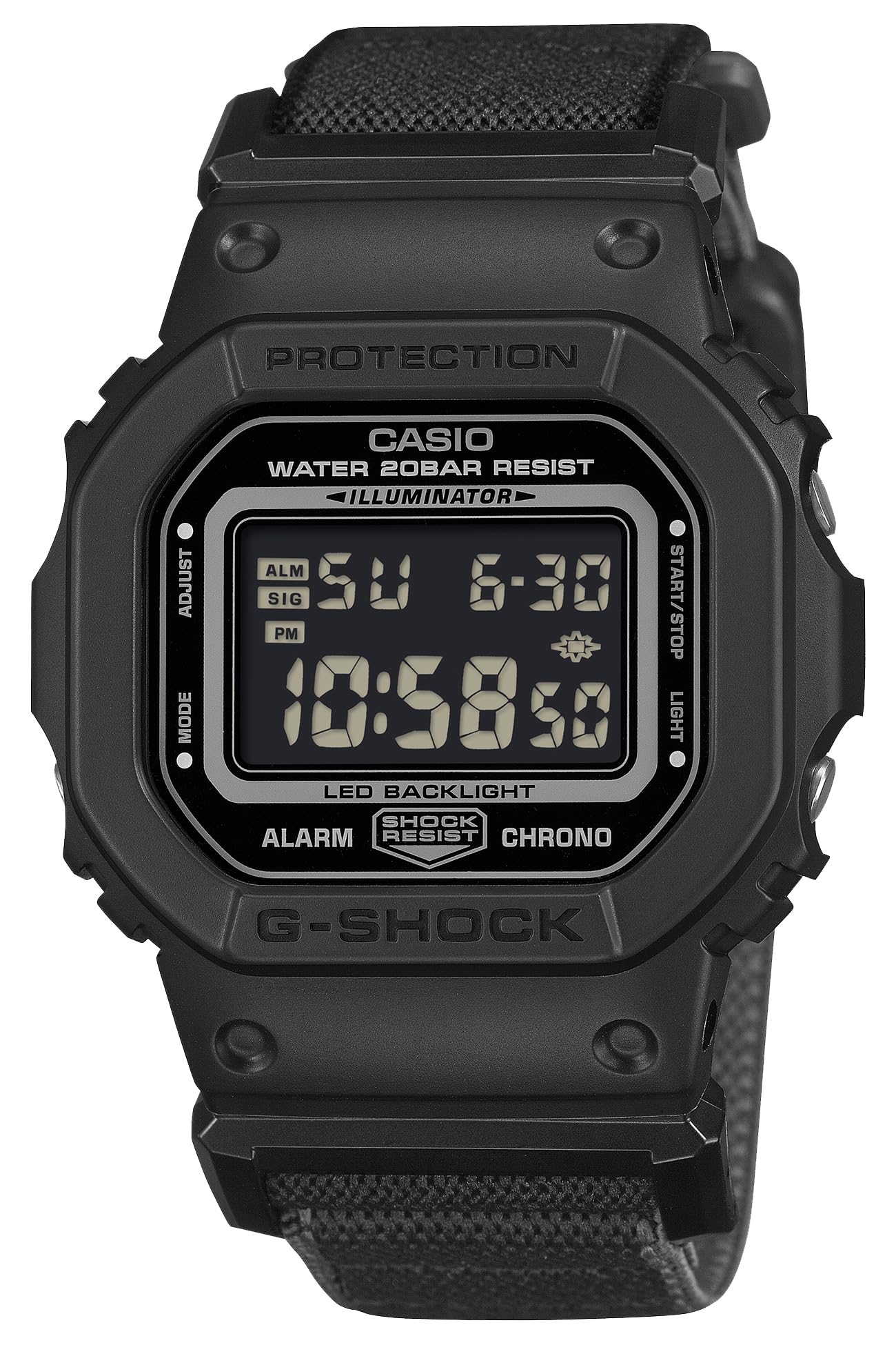 Часы Из Экологичных Материалов Черные [Casio] G-Shock DW-5600MNC-1JF Мужские чёрный