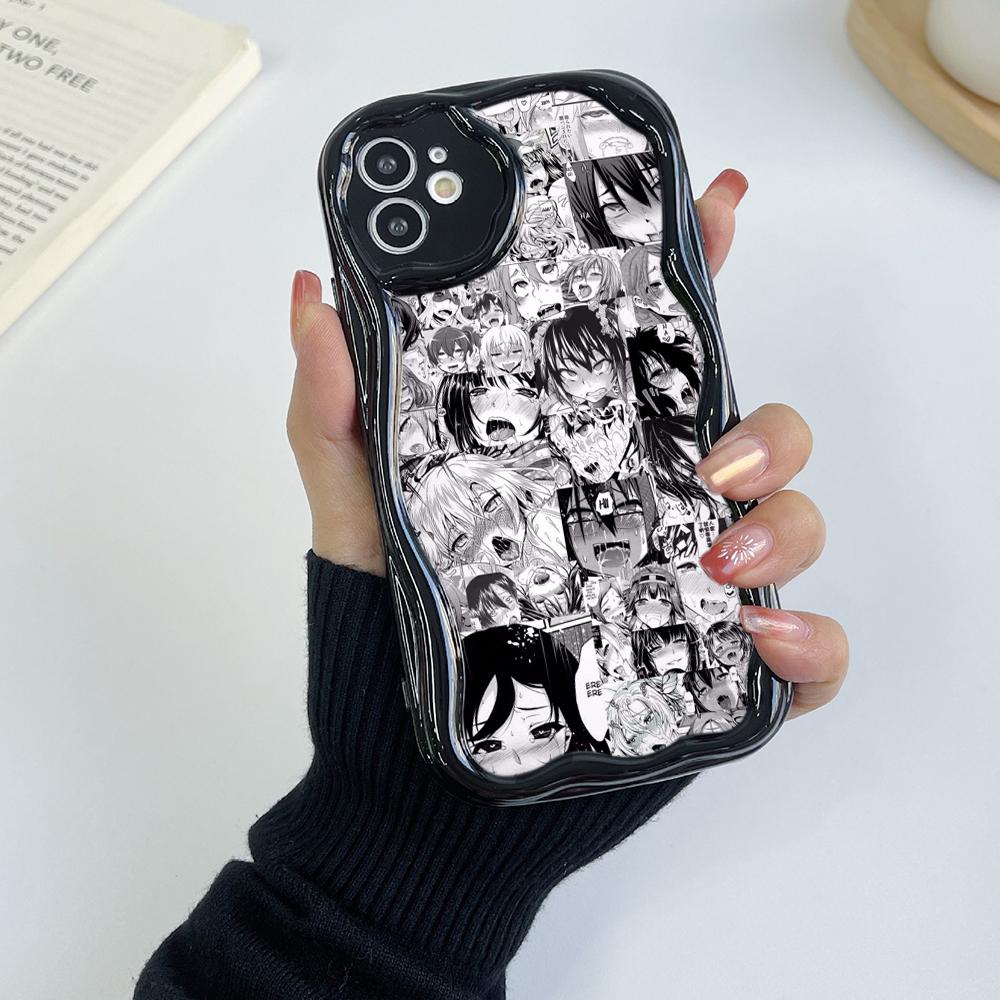 

Ae81 Hentai Harajuku Anime Girl art защитные чехлы для телефонов Apple iPhone 16 15 14 13 Pro Max 11 12 mini XR 7 8 6 Plus XS Max SE Wave TPU задняя крышка for iPhone 13