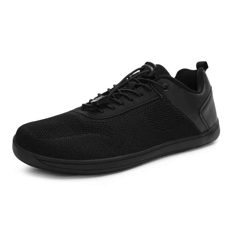 Summer Temu2025 Popular Flat Casual Shoes Men's and Women's Wide Last Fly-woven Sports Shoes Couple Fitness Shoes