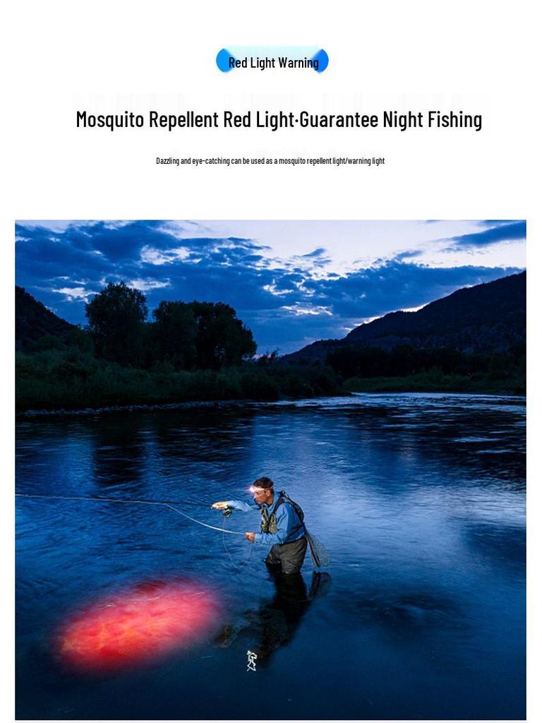 USB Rechargeable Multifunctional Headlamp: Outdoor Camping, Running, Emergency, & Work Light