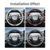 Suitable for Honda Carbon Fiber Texture Steering Wheel Cover with Segmented Quick-Release Design, Durable, for Cr-V Civic Hr-V Zr-V Vezel City Amaze