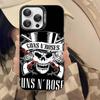 GUNS N ROSES For iPhone 17 16 15 14 13 12 11 Pro Max Plus Matte Color Back Phone Cover