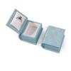 Creative Book Shape Ring Box Flip Lid Jewelry Packaging Refined Engagement Ring Case  Travel