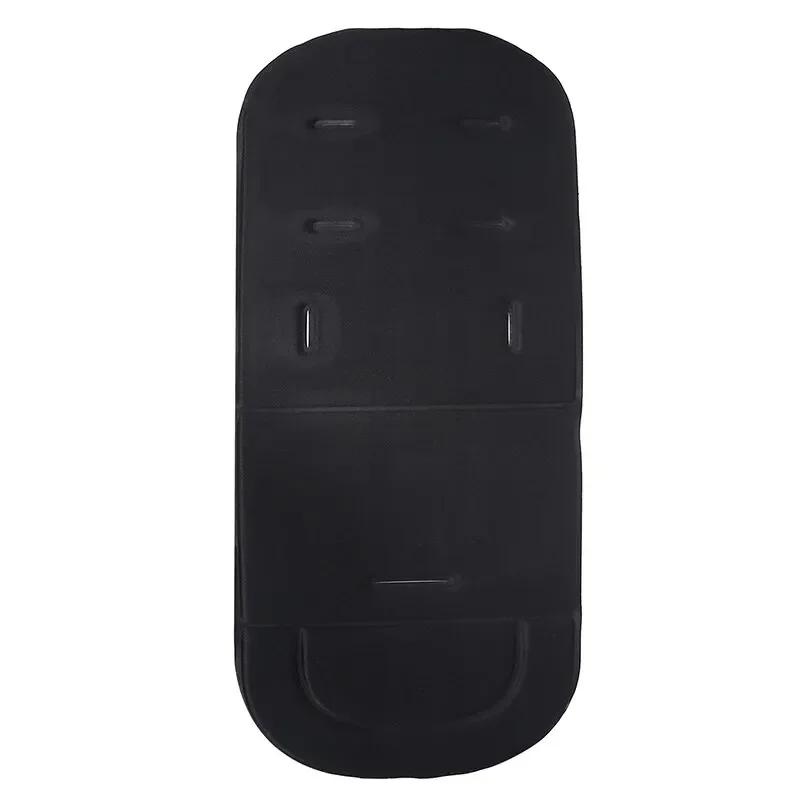 

Подушка на сиденье коляски Мягкая детская прогулочная коляска Автомобильная тележка Сиденье для высокого стула Подушки для тележки Детский матрасик для коляски Мягкая подкладка Большие размеры чёрный