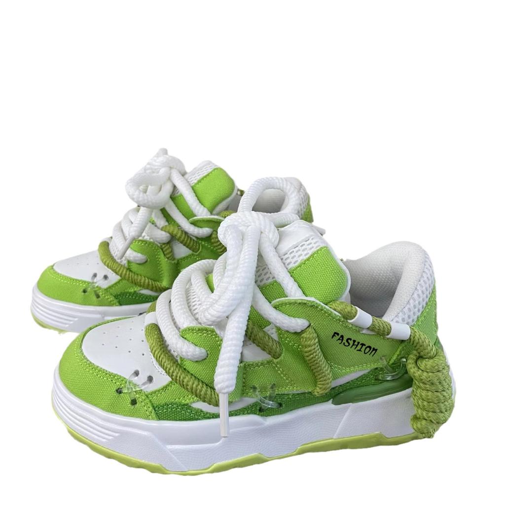 Fashion Unisex Wide-soled Sports Shoes, Hip-hop Outdoor Shoes, Couple Style, Large Size 36-44